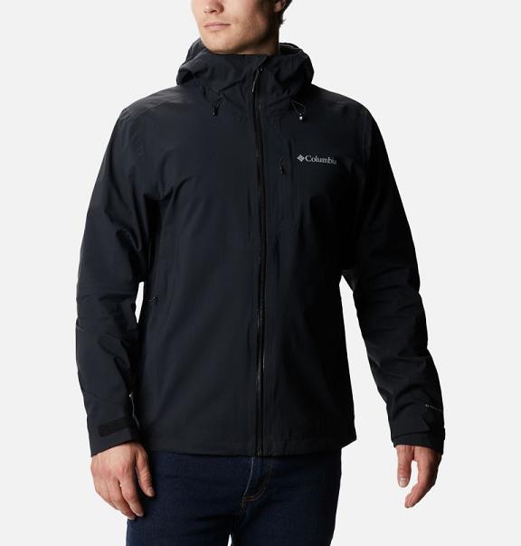 Columbia Omni-Tech Softshell Jacket Black For Men's NZ87501 New Zealand